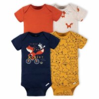 Gerber 4 Pack Short Sleeve Bodysuit Onesies