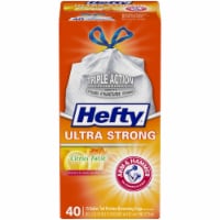Hefty® Ultra Strong™ 13 Gallon White Citrus Twist™ Scented Trash Bags