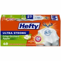 Hefty® Ultra Strong Crisp Orchard Apple 13-Gallon Tall Kitchen Drawstring Trash Bags