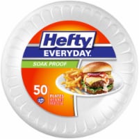 Hefty® Everyday™ Soak Proof Disposable Foam Plates Perspective: Main