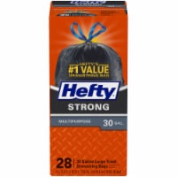Hefty® Strong 30-Gallon Multi-Purpose Large Drawstring Trash Bags