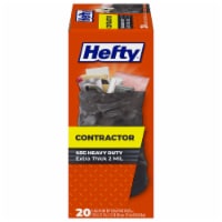 Hefty® 45 Gal. Contractor Black Trash Bags Perspective: Main