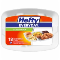Hefty® Everyday™ Soak-Proof Foarm Compartment Trays