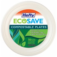Hefty EcoSave™ 100% Compostable Paper Plates