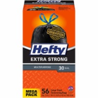 Hefty Extra Strong Large 30 Gallon Trash Drawstring Bags Perspective: Main