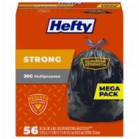 Hefty® Strong Multipurpose 30-Gallon Large Drawstring Trash Bags Mega Pack Perspective: Main
