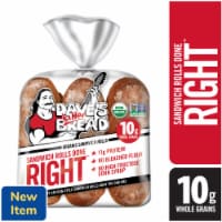 Dave's Killer Bread Sandwich Rolls Done Right, Organic White Bread Sandwich Rolls, 6 Count Perspective: Main