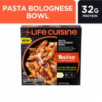 Life Cuisine Gluten Free Pasta Bolognese Made with Banza Pasta Bowl Frozen Meal