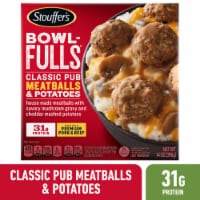 Stouffer's Bowl-Fulls Classic Pub Meatballs & Mashed Potatoes Bowl Frozen Meal