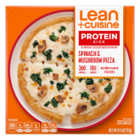 Lean Cuisine Features Spinach & Mushroom Frozen Pizza
