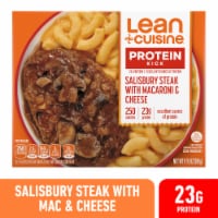 Lean Cuisine Features Salisbury Steak with Macaroni & Cheese Frozen Meal