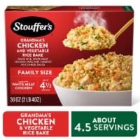 Stouffer's® Family Size Grandma's Chicken & Vegetable Rice Bake Frozen Meal