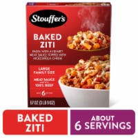 Stouffer’s Baked Ziti Large Family Size Frozen Pasta Frozen Dinners Perspective: Main