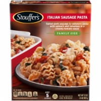 Stouffer's Family Size Italian Sausage Pasta Frozen Meal Perspective: Main