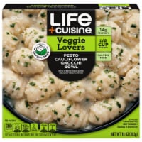 Life Cuisine Pesto Cauliflower Gnocchi Bowl Frozen Meal