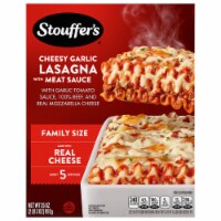 Stouffer's® Family Size Cheesy Garlic Lasagna with Meat Sauce Frozen Meal Perspective: Main