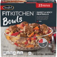 Stouffer's Fit Kitchen Bowls Sweet & Spicy Meatballs Perspective: Main