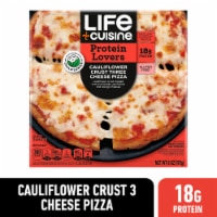Life Cuisine™ Cauliflower Crust Three Cheese Single Serve Frozen Pizza