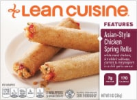 Lean Cuisine Features Asian-Style Chicken Spring Rolls Perspective: Main