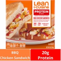 Lean Cuisine Frozen Meal BBQ Chicken Sandwich Microwave Meal Frozen Chicken Sandwich Perspective: Main