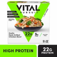 Vital Pursuit Garlic Herb Grilled Chicken Bowl High Protein Portion Aligned Meal