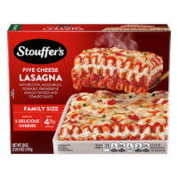 Stouffer’s Five Cheese Lasagna Family Size Easy Frozen Dinners Perspective: Main
