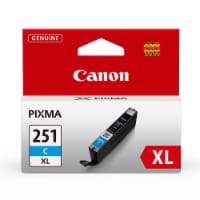 Canon Pixma 251CXL Ink Cartridge - Cyan Perspective: Main