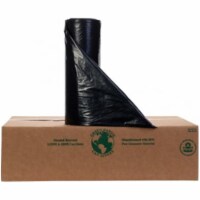 North American Plastics & Chemicals 6366173 2 mil Trash Bag Black - 40 Gallon 100 Count