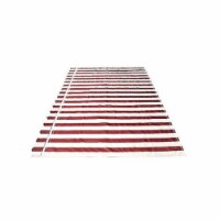 ALEKO FAB10X8MSTRED19 Retractable Awning Fabric Replacement 10 x 8 Feet Multi-Stripe Red