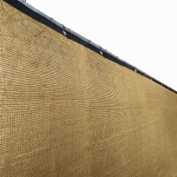 ALEKO PLK06150ABEIGE Outdoor Fence Screen  5' X 50' Privacy Fencing Windscreen Beige