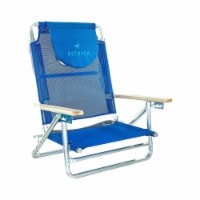 Ostrich SBSC-1016B South Adult Beach Outdoor Lake Sand Lounging Chair, Blue