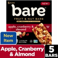 Bare® Apple Cranberry & Almond Fruit and Nut Bars Perspective: Main