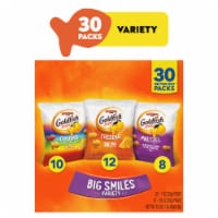 Goldfish Crackers Big Smiles Variety Pack with Cheddar Colors and Pretzels Snack Packs