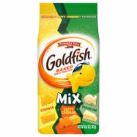Goldfish® Mix Three Cheese Baked Snack Crackers Perspective: Main