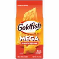 Goldfish® Mega Bites Sharp Cheddar Cheese Crackers Perspective: Main