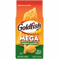 Goldfish® Mega Bites Cheddar Jalapeno Cheese Crackers Perspective: Main