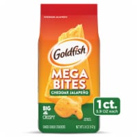 Goldfish Mega Bites Cheddar Jalapeno Crackers Perspective: Main