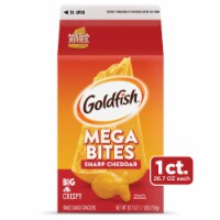 Goldfish® Mega Bites Sharp Cheddar Baked Snack Crackers