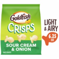 Goldfish® Crisps Sour Cream & Onion Crisps Crackers Perspective: Main