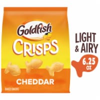 Goldfish® Crisps Cheddar Cheese Crisps Crackers Perspective: Main