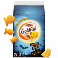 Goldfish Cheddar Crackers Snack Crackers Halloween Edition Perspective: Main