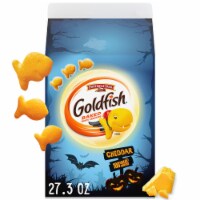 Goldfish Cheddar Crackers Snack Crackers Halloween Edition Perspective: Main