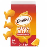 Goldfish® Mega Bites Sharp Cheddar Cheese Crackers