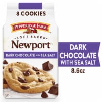 Pepperidge Farm Soft Baked Newport Dark Chocolate Cookies With Sea Salt Perspective: Main
