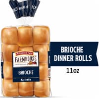 Pepperidge Farm Farmhouse® Brioche Dinner Rolls, 12 Rolls, 11 Oz Bag Perspective: Main