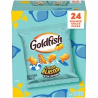 Goldfish Flavor Blasted Xtra Cheddar Cheese Crackers Perspective: Main