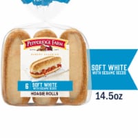 Pepperidge Farm Bakery Classics Soft White With Sesame Seeds Hoagie Rolls Perspective: Main