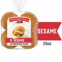 Pepperidge Farm Sesame Topped Hamburger Buns Perspective: Main