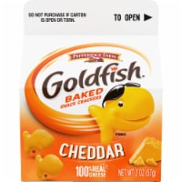 Goldfish Cheddar Cheese Crackers, 2 oz Carton Perspective: Main