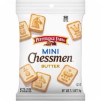 Pepperidge Farm Chessmen Minis Butter Cookies, Snack Pack, 2.25 Oz Perspective: Main